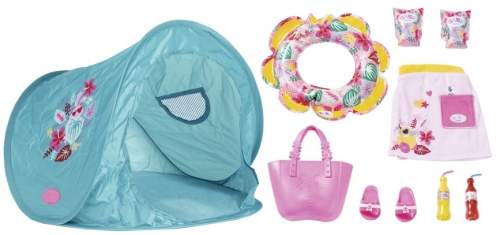Baby born - Set plaja cort cu accesorii Zapf