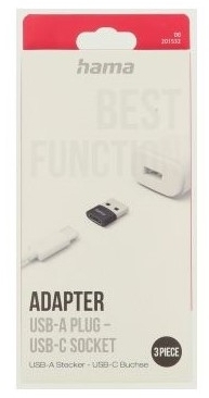 Adaptor USB-C, fara cablu, 480 Mbit/s, Hama