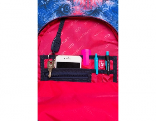Rucsac Basic Plus, 2 compartimente, compartiment pentru laptop, Pink Magnolia, CoolPack