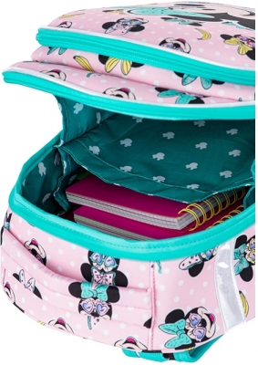 Rucsac Turtle, 2 compartimente, Minnie Mouse Pink, CoolPack