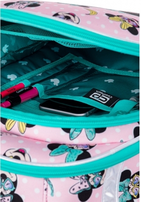 Rucsac Turtle, 2 compartimente, Minnie Mouse Pink, CoolPack