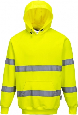 Tricou Hi-Vis, cu gluga, galben, Regular, Portwest 