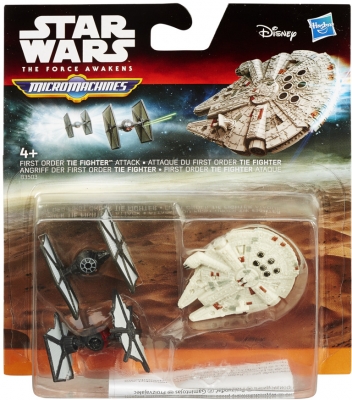 SET 3 FIGURINE MICROMACHINES EPISODUL VII TIE FIGHTER HASBRO