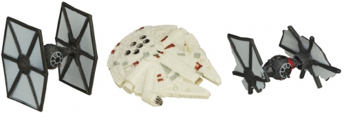 SET 3 FIGURINE MICROMACHINES EPISODUL VII TIE FIGHTER HASBRO