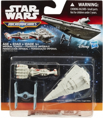 SET 3 FIGURINE MICROMACHINES EPISODUL VII IMPERIAL PURSUIT HASBRO