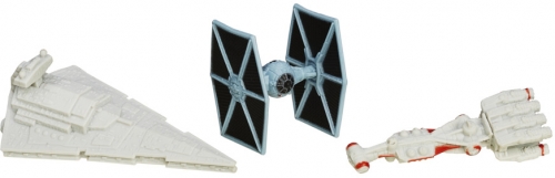 SET 3 FIGURINE MICROMACHINES EPISODUL VII IMPERIAL PURSUIT HASBRO
