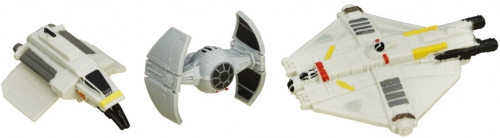 SET 3 FIGURINE MICROMACHINES EPISODUL VII  THE HUNT HASBRO