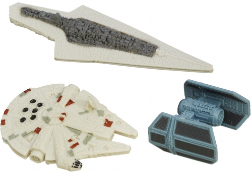 SET 3 FIGURINE MICROMACHINES EPISODUL VII SPACE ESCAPE HASBRO