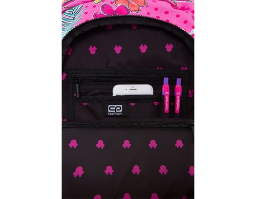Rucsac Joy S, 2 compartimente, compartiment pentru laptop, Minnie Mouse Tropical, CoolPack