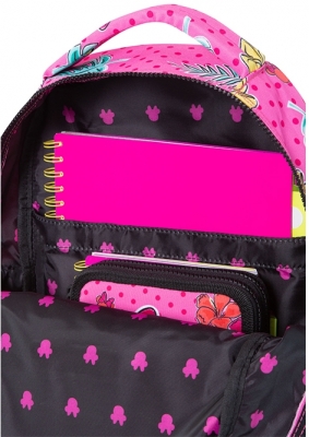 Rucsac Joy S, 2 compartimente, compartiment pentru laptop, Minnie Mouse Tropical, CoolPack