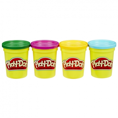Pachet Play-Doh, diverse culori, 4 cutii/set Hasbro