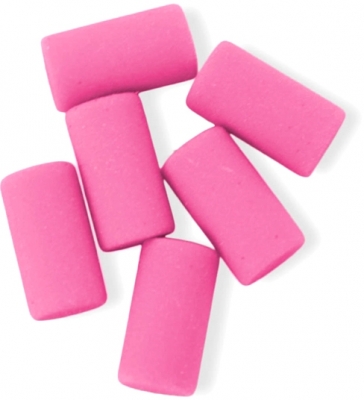 Radiera Rondo Fun roz 6 buc/set Ballograf 