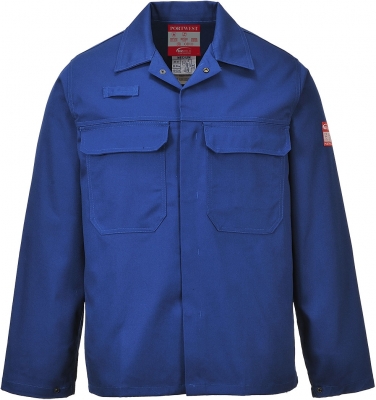 Jacheta ignifuga Bizweld, Albastru Royal, Portwest 