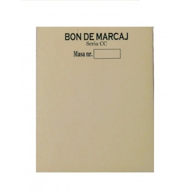 Bon de marcaj A7 autocopiativ, 2 ex, 100 file