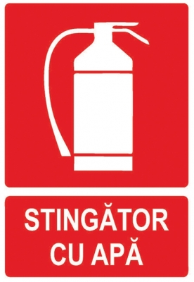 Sticker laminat Stingator apa