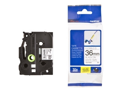 Banda Flexibila Black On White Tzefx261 Original Brother P-Touch 36Mm