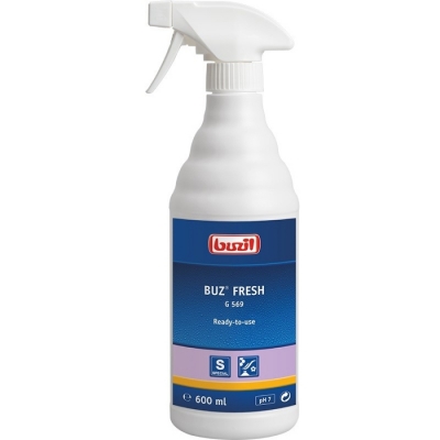 Odorizant profesional pentru incaperi, G569 Buz Fresh, 600 ml Buzil