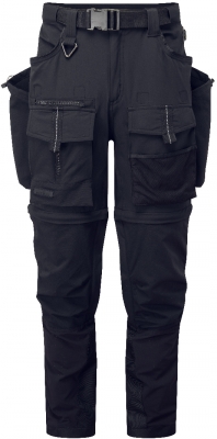 Pantaloni 3 in 1 ultimate modular Portwest, negru/galben