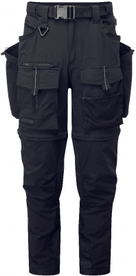 Pantaloni 3 in 1 ultimate modular Portwest, negru/galben