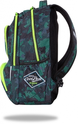 Rucsac Spiner Termic, 3 compartimente, compartiment termic, Green (Badges B), CoolPack
