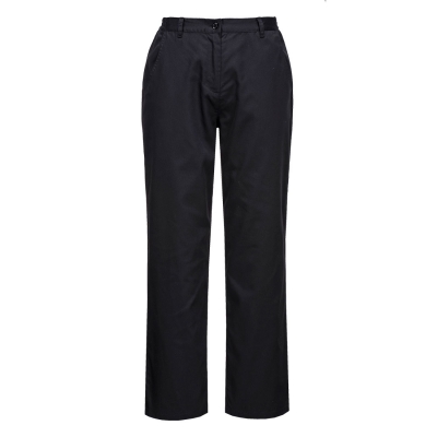 Pantaloni de bucatar, pentru femei, negru, regular, Rachel Chefs, Portwest 