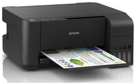 Multifunctional Inkjet Color L3110 CISS, A4 Epson