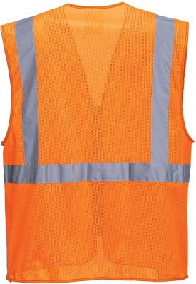 Vesta reflectorizanta Athens Hi-Vis Portwest, mesh executive, portocaliu