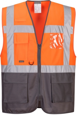 Vesta Hi-Vis Warsaw Executive, Orange/Gri, Portwest 