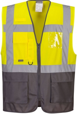 Vesta Hi-Vis Warsaw Executive, Galben/Gri, Portwest 