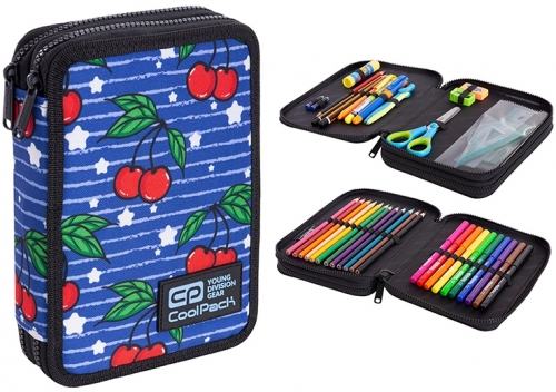 Penar echipat Jumper XL, 38 piese, 2 fermoare, Cherries, CoolPack