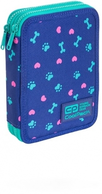 Penar echipat Jumper XL, 38 piese, 2 fermoare, Puppy Love, CoolPack 