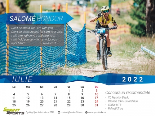 Calendar de birou Ciclisti Romani de Top 2022