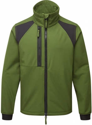 Jacheta Eco Softshell verde masliniu, regular, WX2, Portwest
