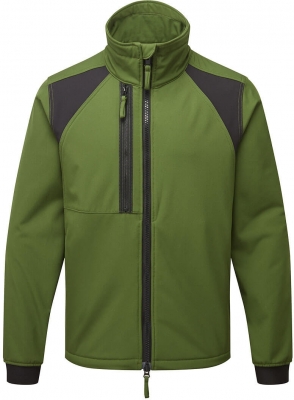 Jacheta Eco Softshell verde masliniu, regular, WX2, Portwest