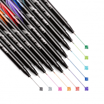 Fineliner Intensity Fine, 0.4 mm, 10 culori/set BIC