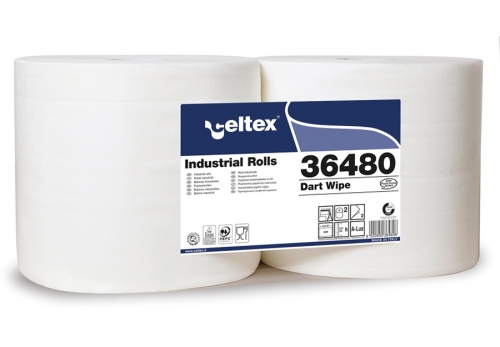 Prosop hartie rola industriala Dart Wipe, 2 str, 2 buc/set Celtex