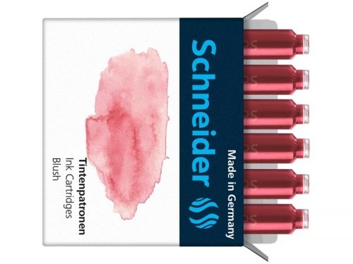 Patroane cerneala pastel, 6 buc/set, culoare blush, Schneider