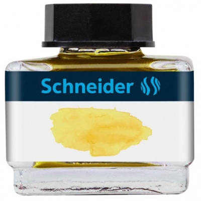 Calimara cu cerneala pastel, 15 ml, culoare lemon cake, Schneider