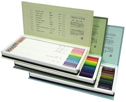 Creioane colorate Irojiten, Volum 1, 2, 3 Rainforest, 30 culori/set Tombow