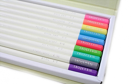 Creioane colorate Irojiten, Volum 1, 2, 3 Rainforest, 30 culori/set Tombow