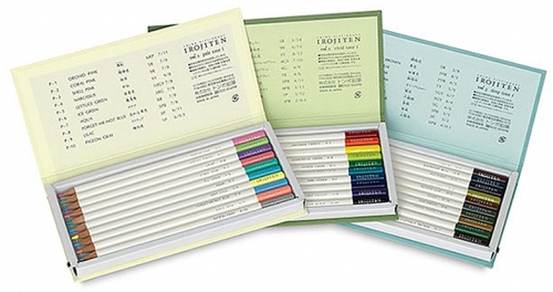 Creioane colorate Irojiten, Volum 1, 2, 3 Rainforest, 30 culori/set Tombow