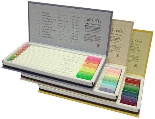 Creioane colorate Irojiten, Volum 4, 5, 6 Woodlands, 30 culori/set Tombow