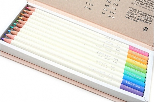 Creioane colorate Irojiten, Volum 4, 5, 6 Woodlands, 30 culori/set Tombow