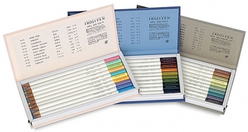 Creioane colorate Irojiten, Volum 4, 5, 6 Woodlands, 30 culori/set Tombow
