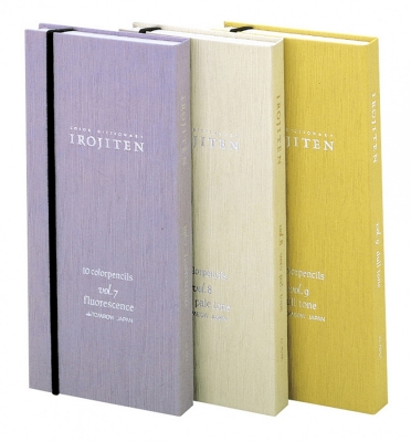 Creioane colorate Irojiten, Volum 7, 8, 9 Seascape, 30 culori/set Tombow
