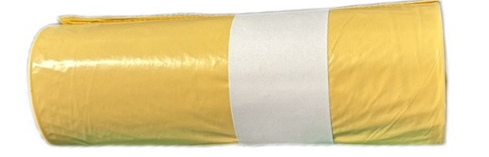 Saci menajeri strong, Ldpe, Clarina, 120L 10/rola, galben 