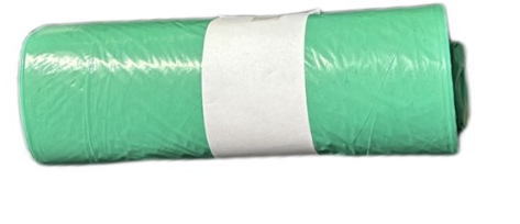 Saci menajeri strong, Ldpe, Clarina, 120L 10/rola, verde 