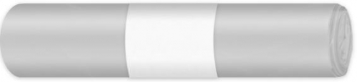 Saci menaj Clarina transparent, LDPE, 120L, 10 buc/rola
