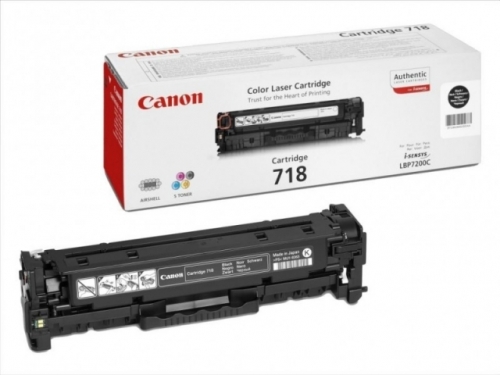 Cartus Toner Black Crg-718B 3,4K Original Canon Lbp 7200Cdn