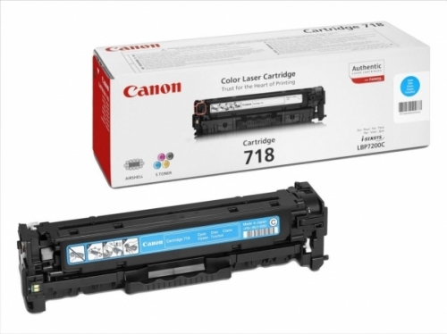 Cartus Toner Cyan Crg-718C 2,9K Original Canon Lbp 7200Cdn